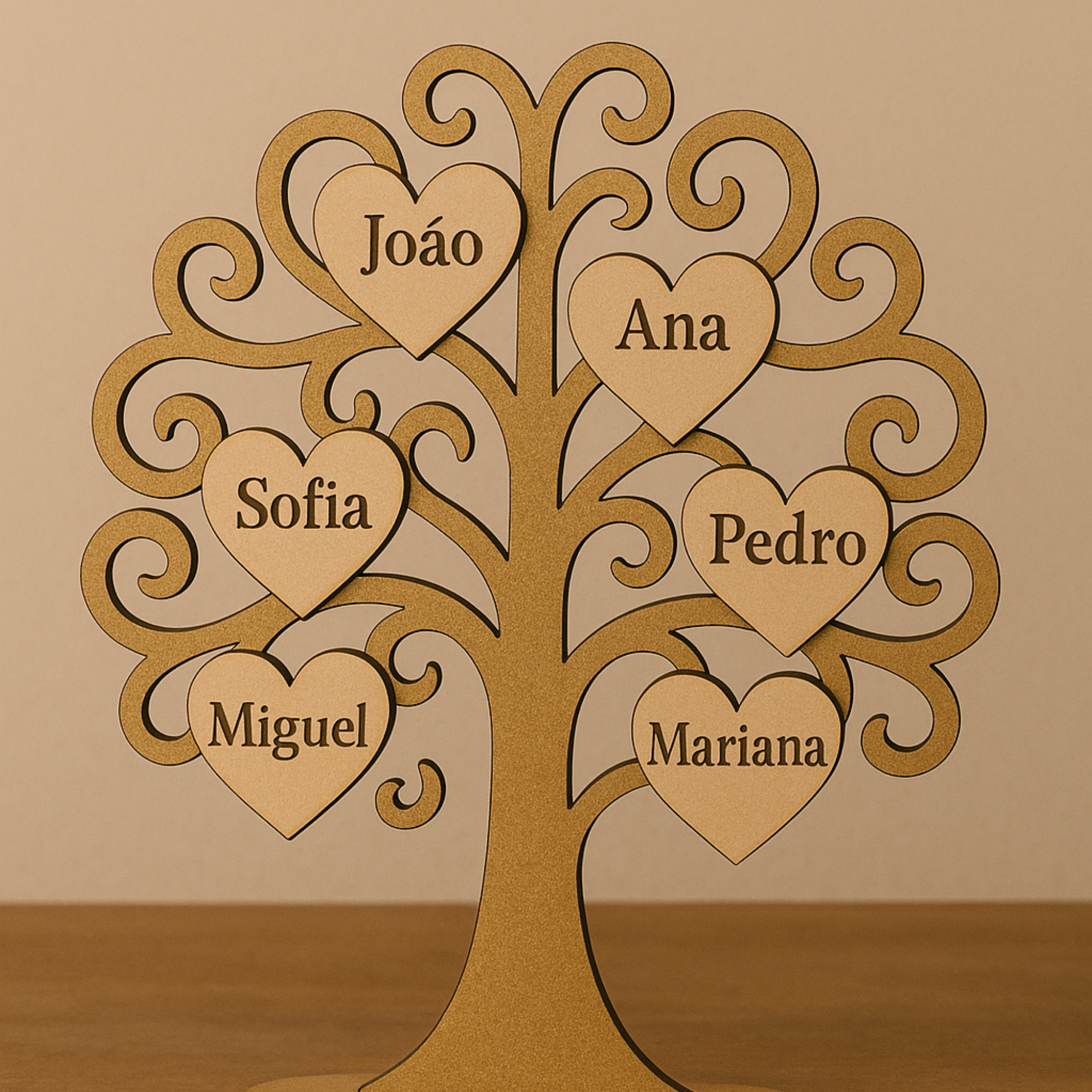 🌳 Árvore da Vida com Nomes