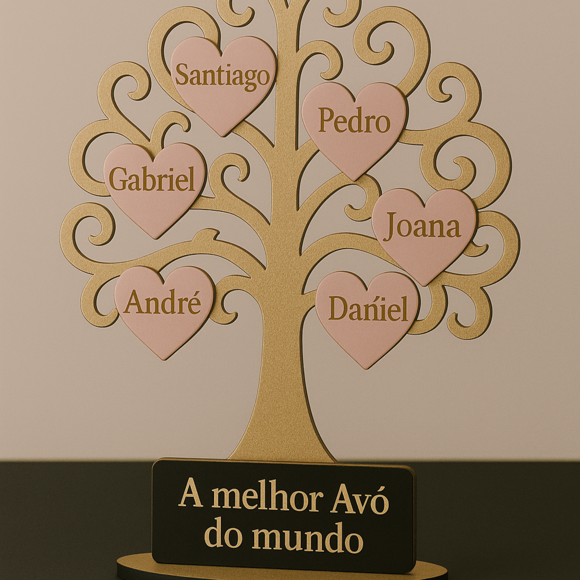 🌳 Árvore da Vida com Nomes