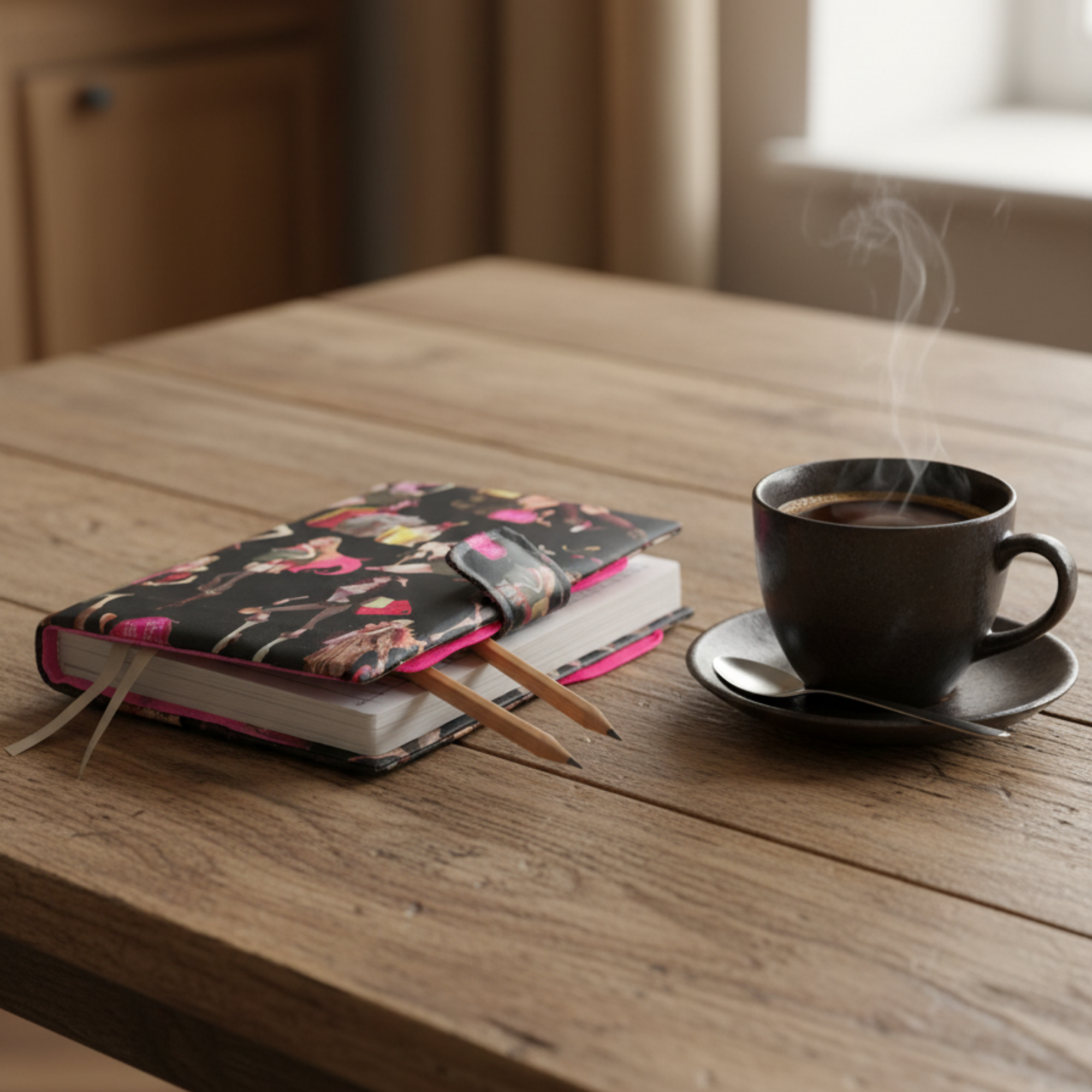 Capa de Agenda Personalizada com Estojo