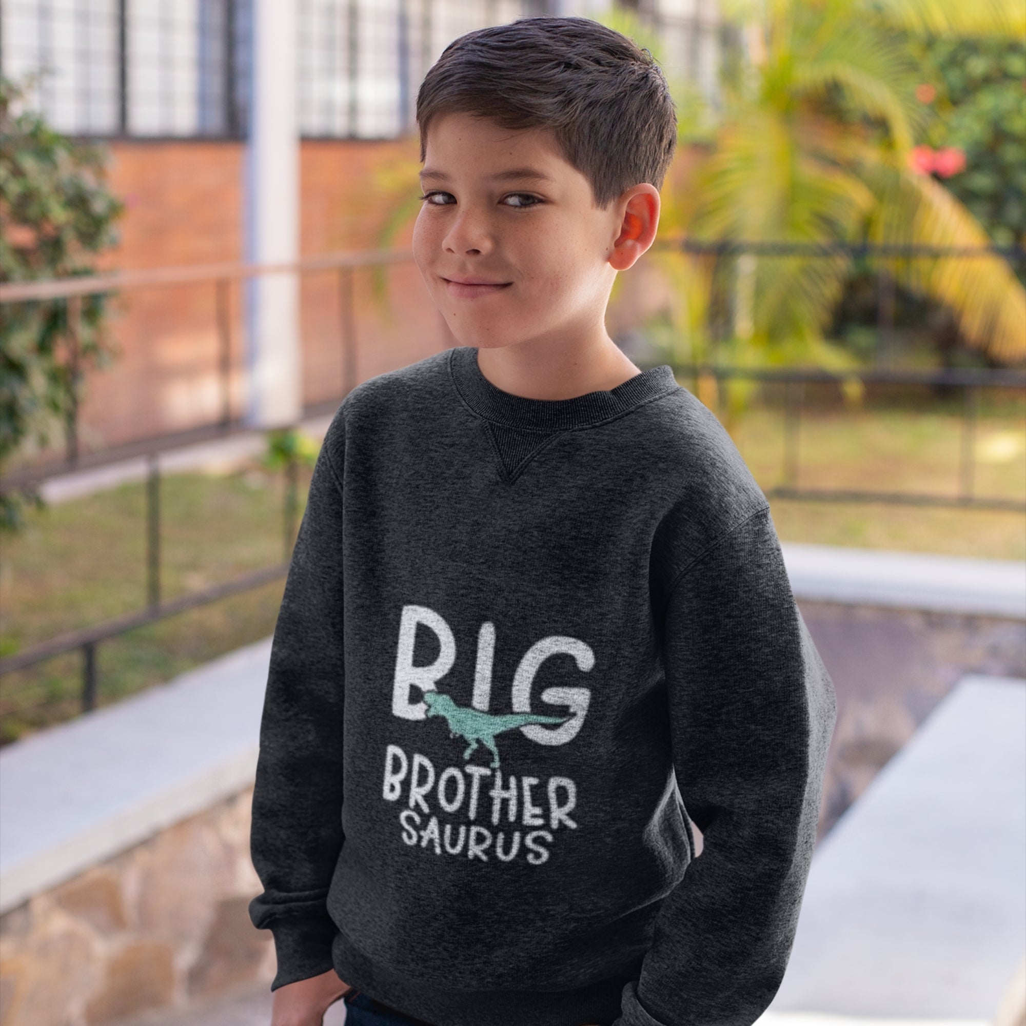 Sweatshirt "Big Brothersaurus" – Para o mano mais fixe da família