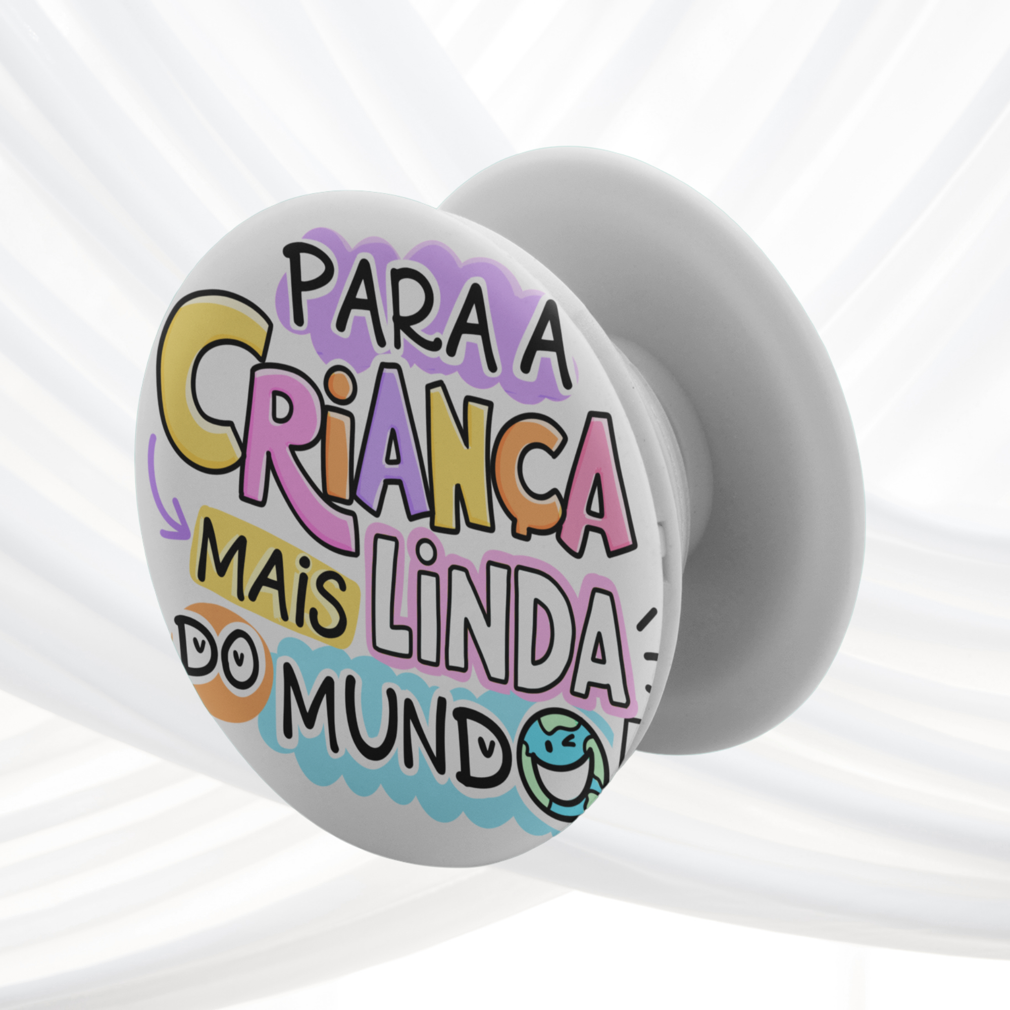 📱 Suporte de Telemóvel – “Para a Criança Mais Linda do Mundo” 💖