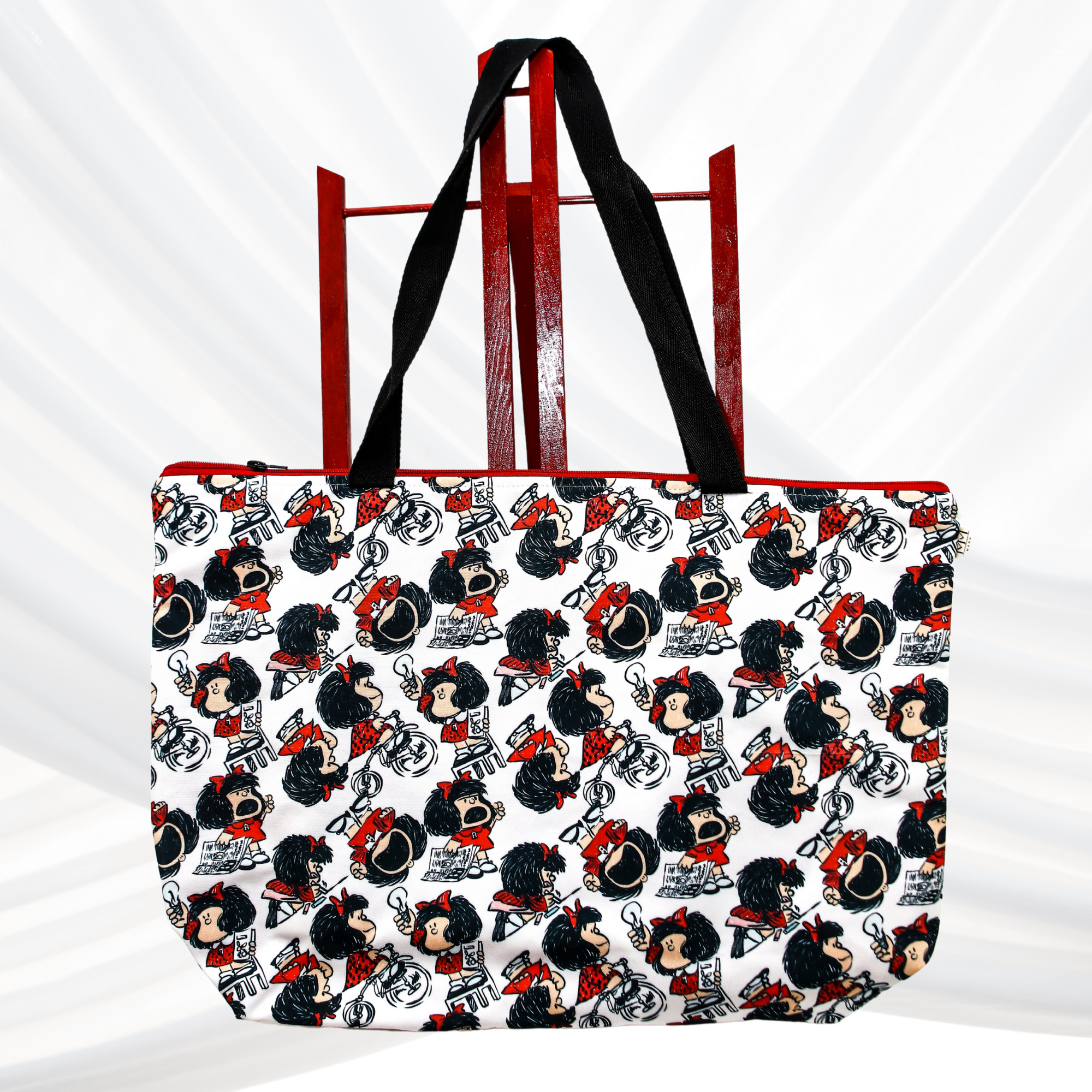 Saco de Praia "Mafalda" com interior plastificado