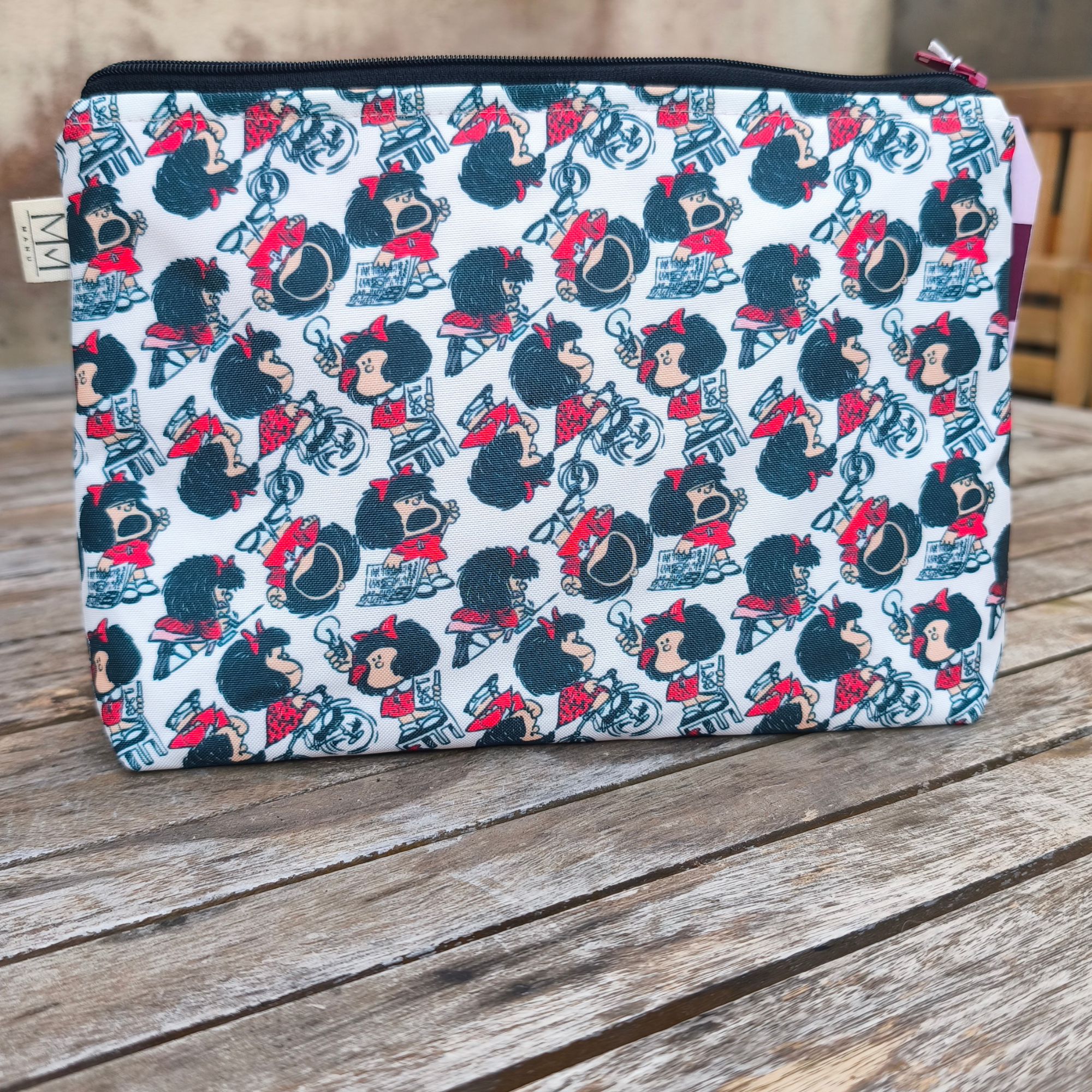 Saco de Praia "Mafalda" com interior plastificado