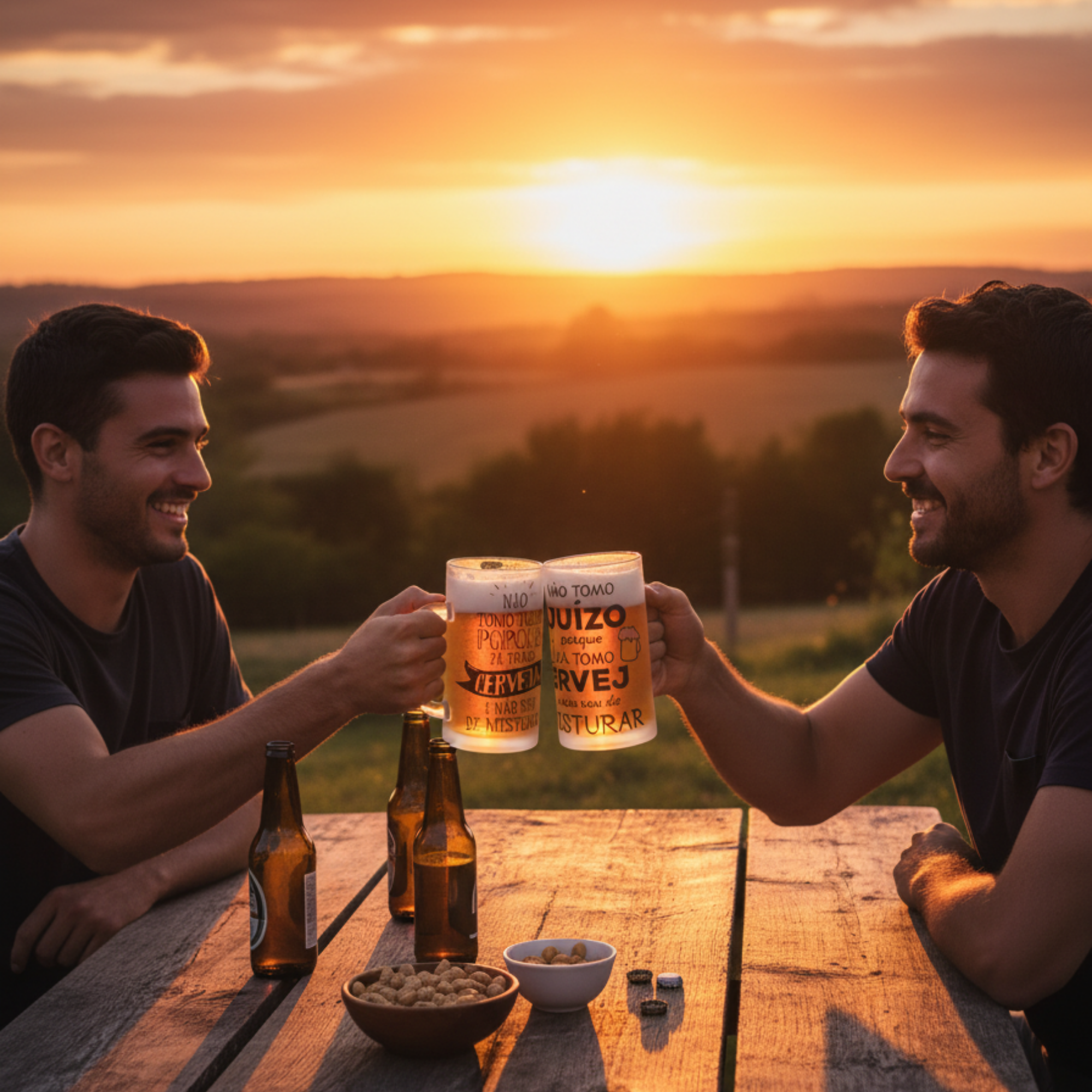Caneca de Cerveja Personalizada com Frase Divertida