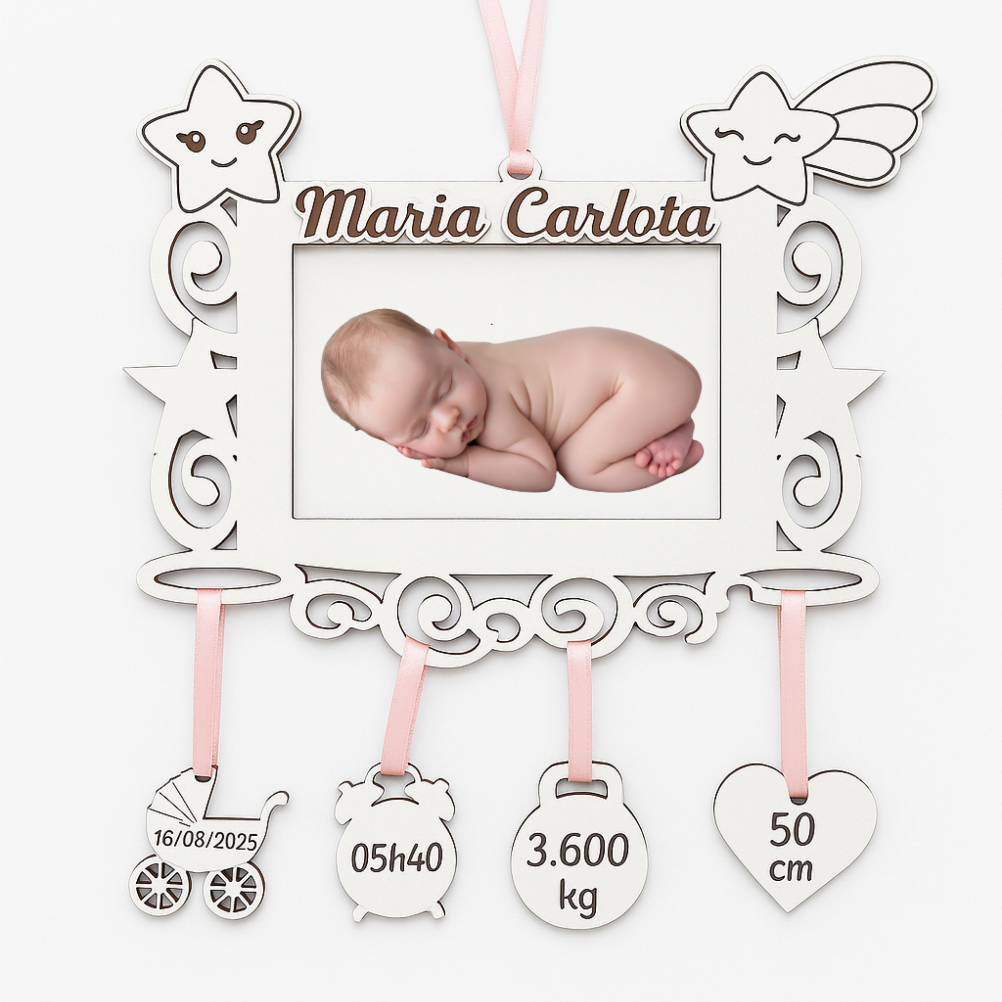 ✨ Moldura Personalizada de Nascimento  ✨