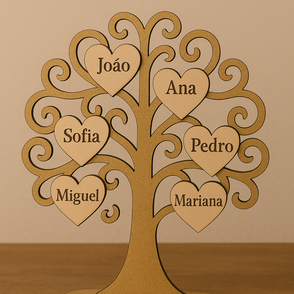 🌳 Árvore da Vida com Nomes