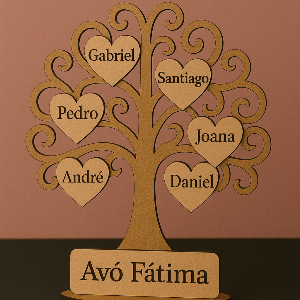 🌳 Árvore da Vida com Nomes