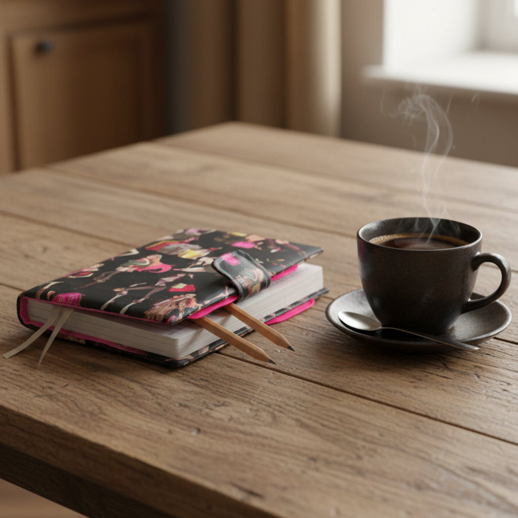 Capa de Agenda Personalizada com Estojo