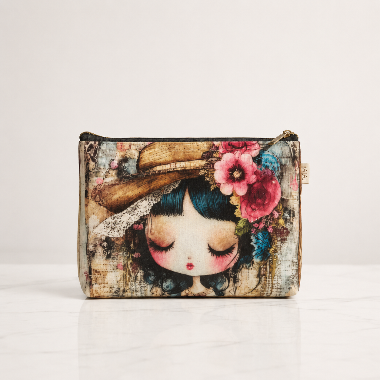 Necessaire Artística | Boneca Floral