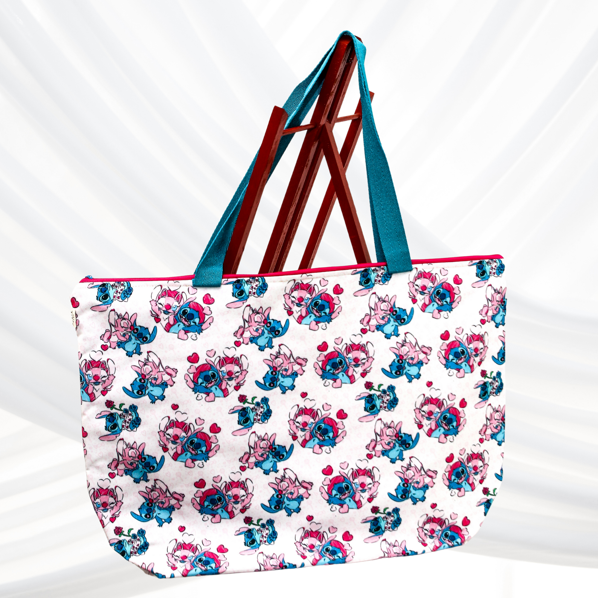 👜 Saco de Praia Stitch com Nécessaire a Combinar – Prático, Bonito e à Prova de Verão! 🌞🌊