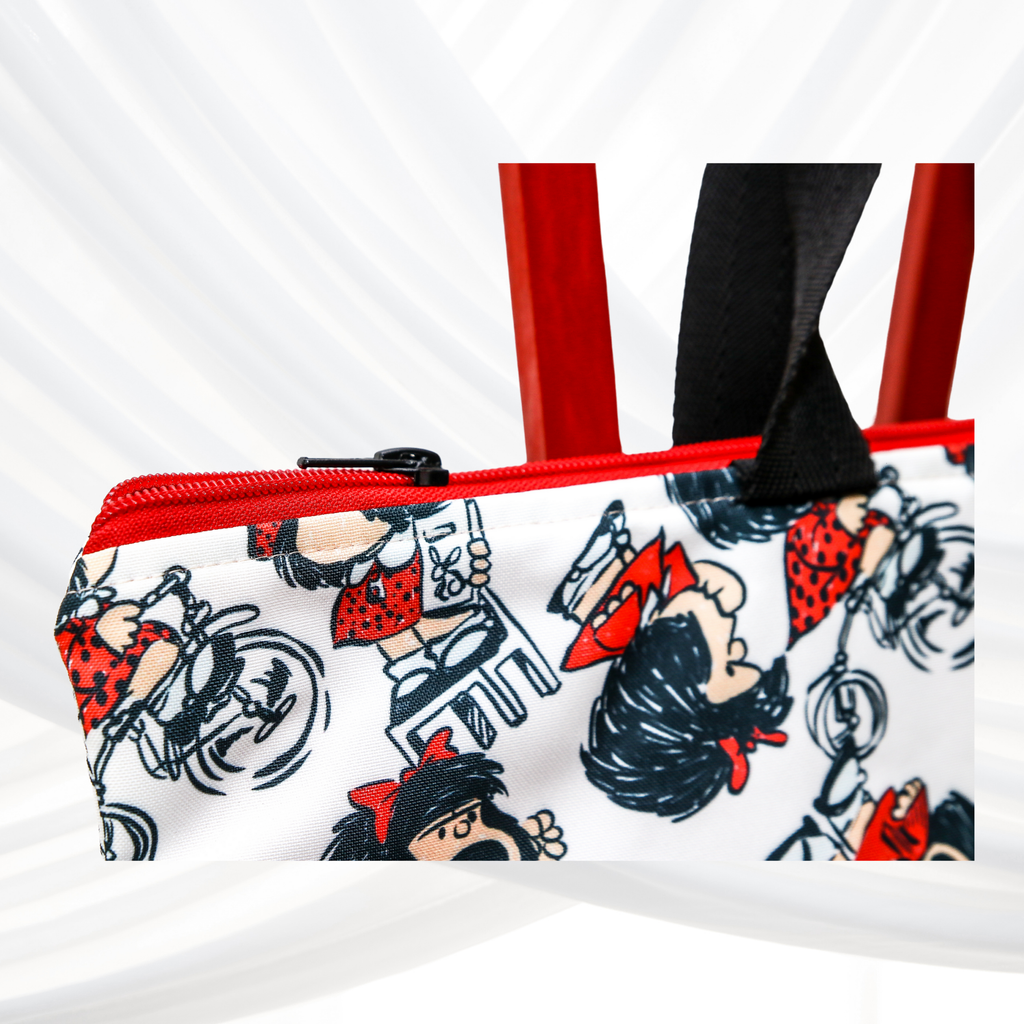 Saco de Praia "Mafalda" com interior plastificado