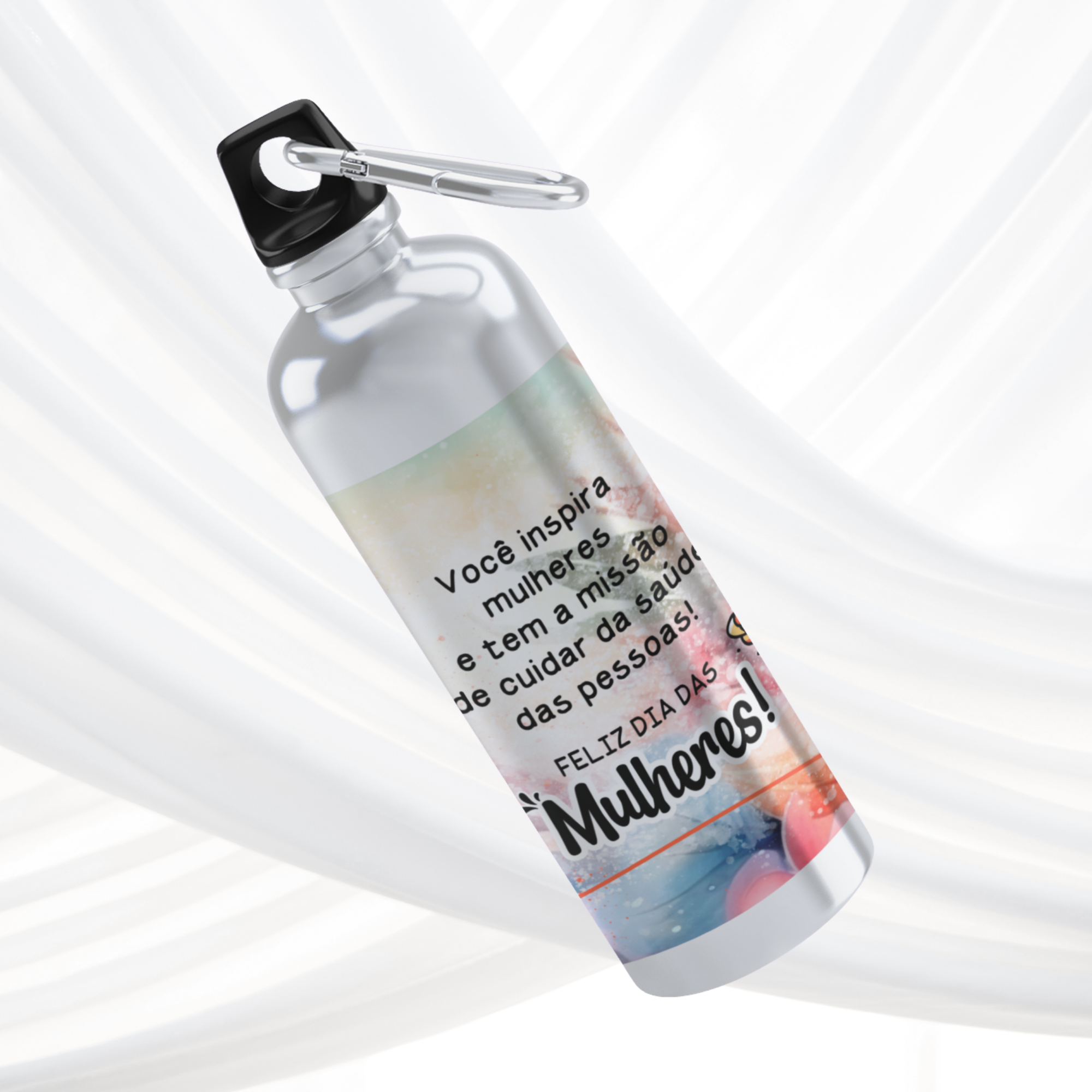 Garrafa de Alumínio – Edição Especial Dia da Mulher 💐✨