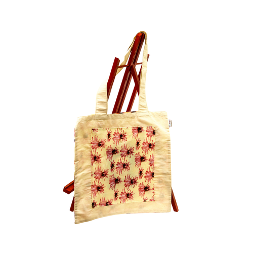 Ecobag Floral Bege 🌸