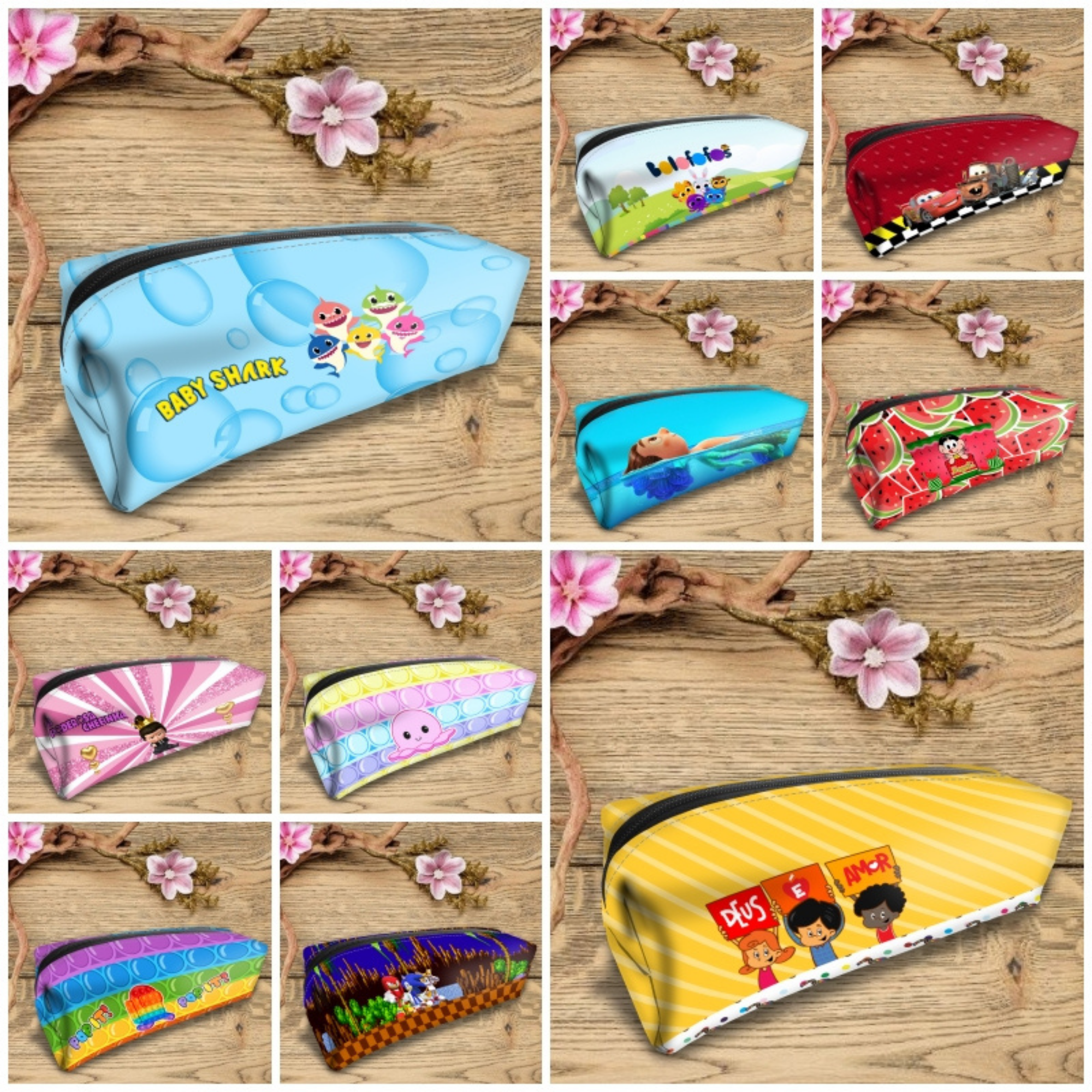 🎒✨ Estojo Infanti Personalizado