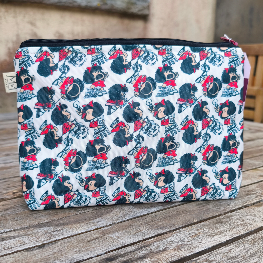 Saco de Praia "Mafalda" com interior plastificado