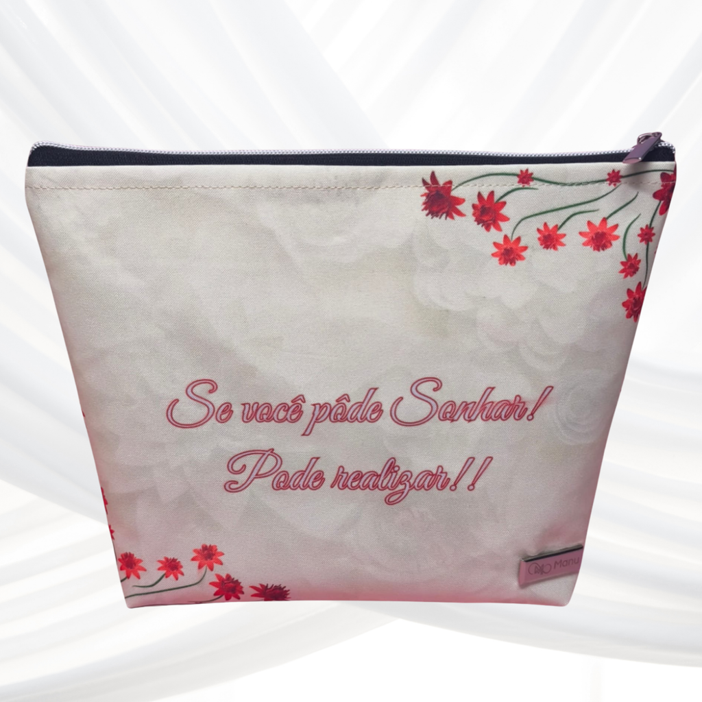 Necessaire Personalizada com nome e frase