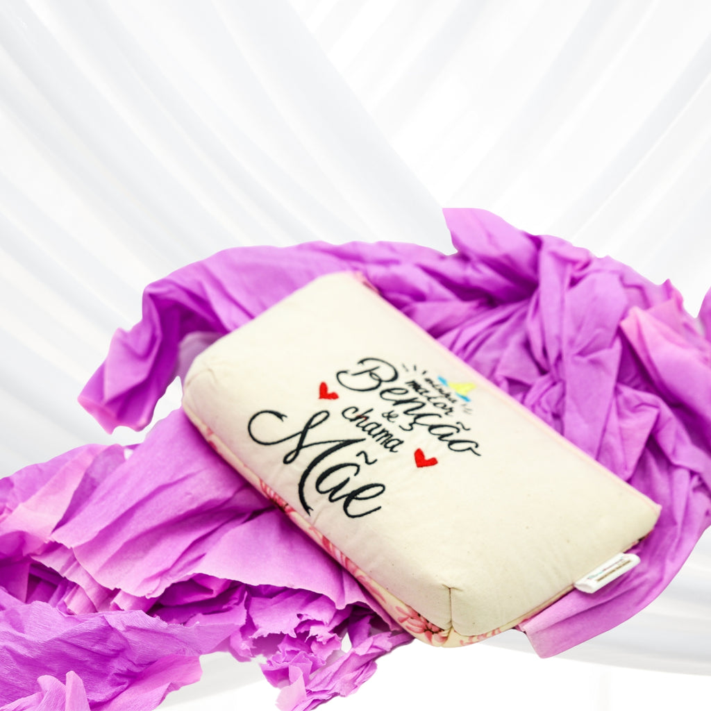 💖 Kit Necessaire + Ecobag "Minha maior bênção se chama Mãe" 💖
