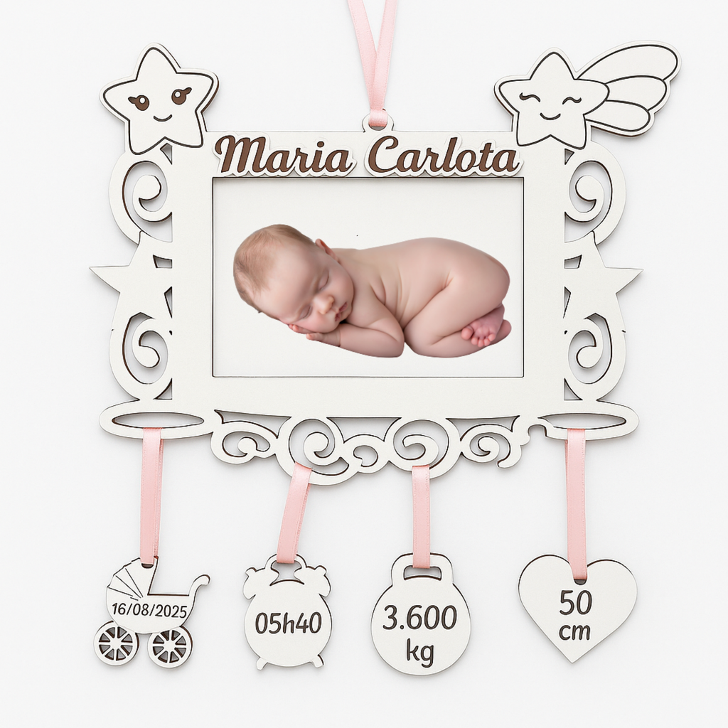 ✨ Moldura Personalizada de Nascimento  ✨