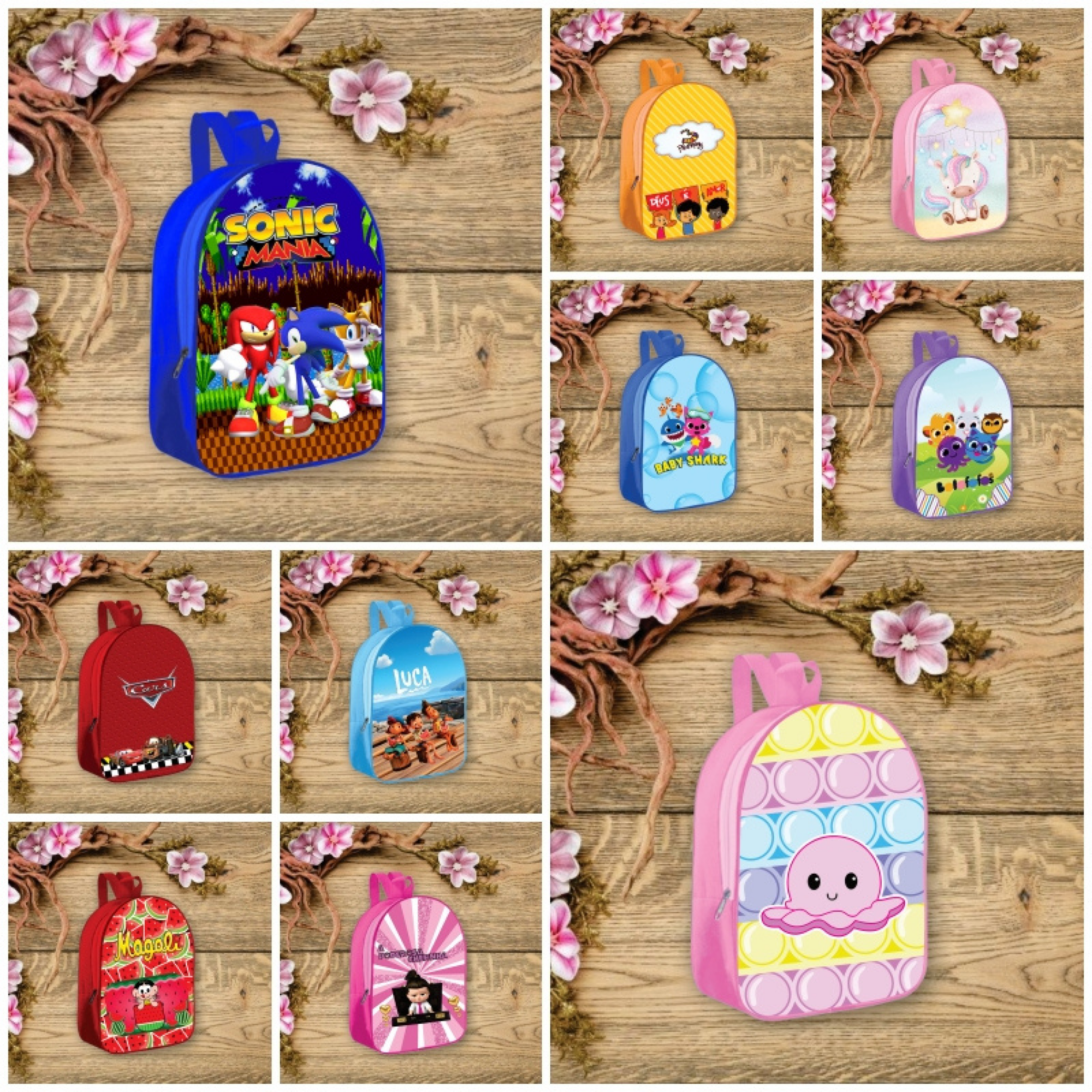 🎒 Mochilas Infantis Personalizadas – Cheias de Cor e Diversão! ✨