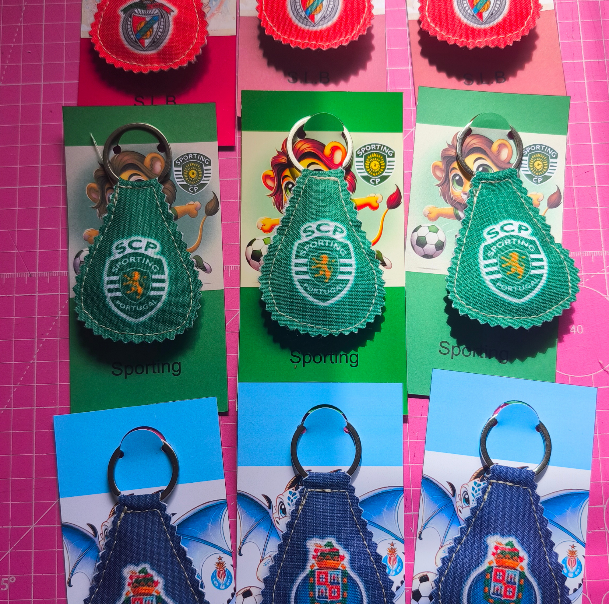 Porta chaves Personalizados de Clubes ⚽🔑