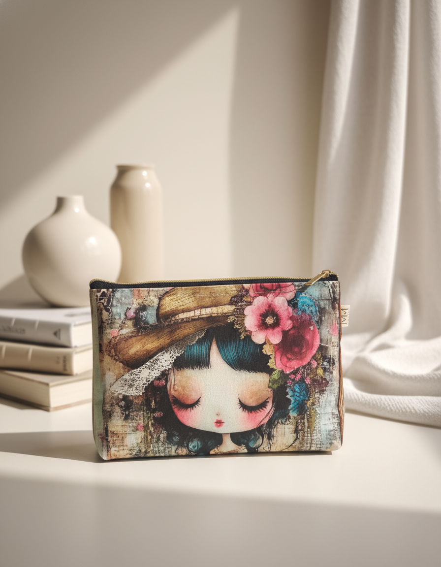 Necessaire Artística | Boneca Floral